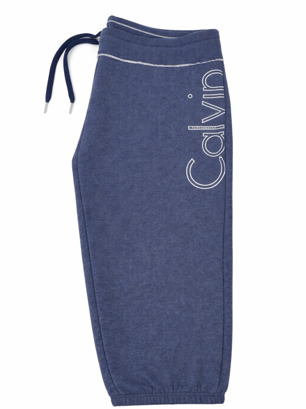 Calvin Klein Navy Jogger Sweatpants | Logo Side | Cozy Lounge Fit - Picture 9 of 9